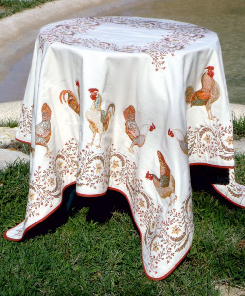 French Jacquard Tablecloth DECO (Chanteclair)